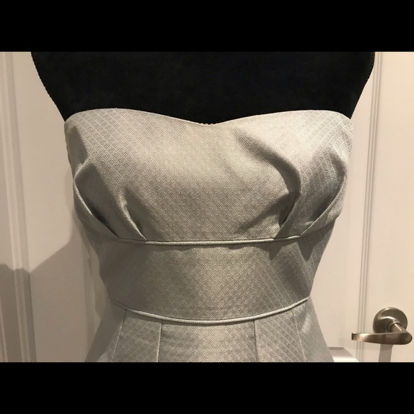 BCBG prom wedding strapless sweetheart dress sz 2 - Picture 2 of 6